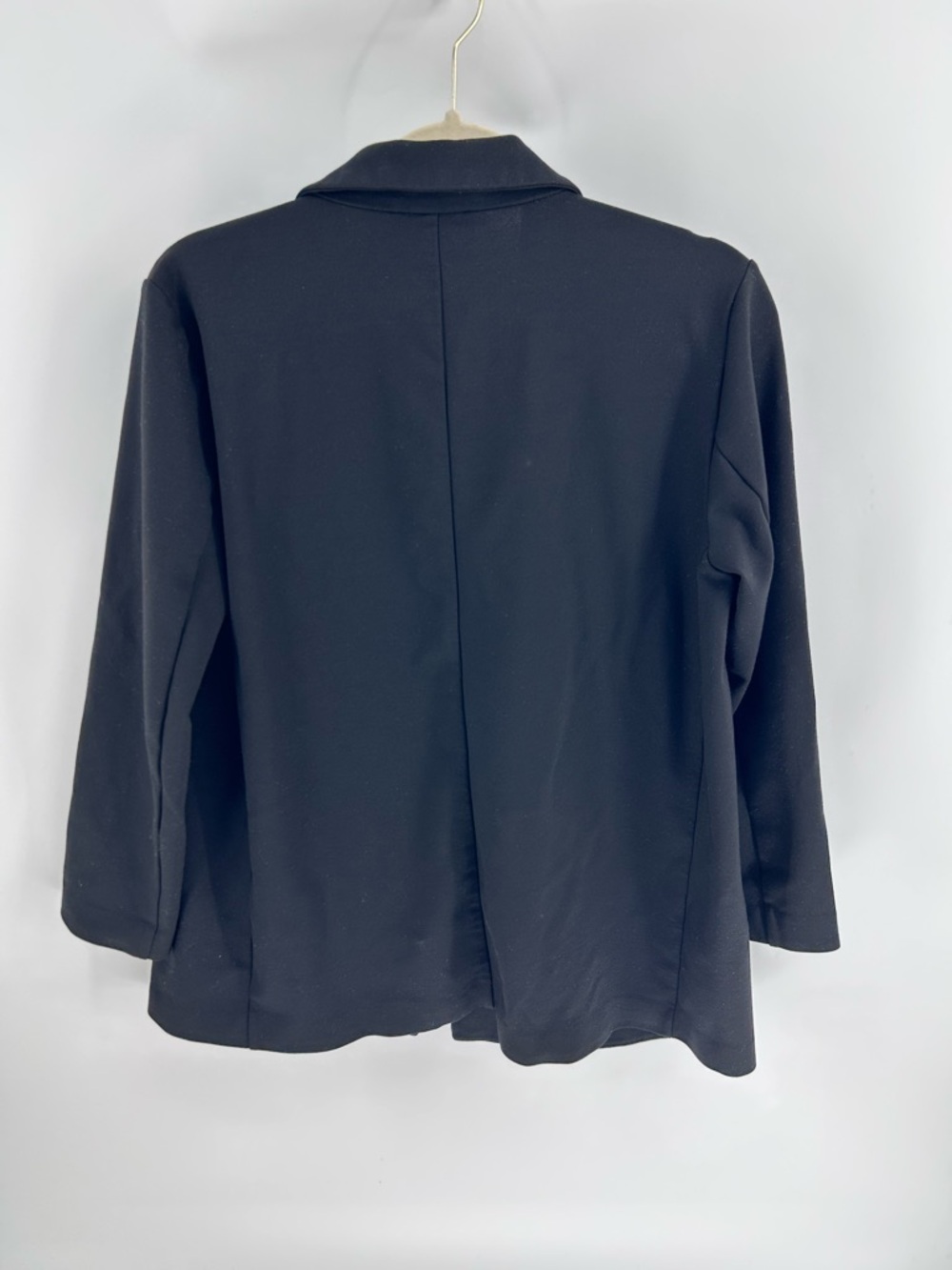Eileen Fisher Open-Front Black Blazer Jacket | Small - Picture 2 of 3